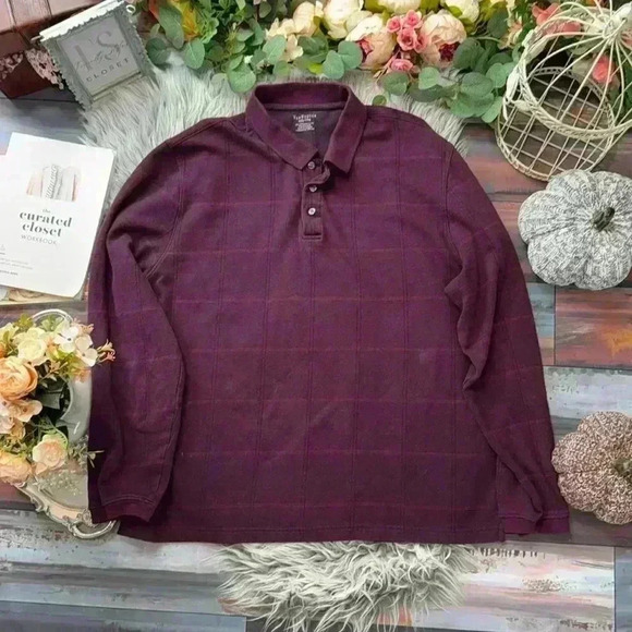 Van Heusen Flex Classic-Fit Rhododendron Polo, XXL - Picture 2 of 8